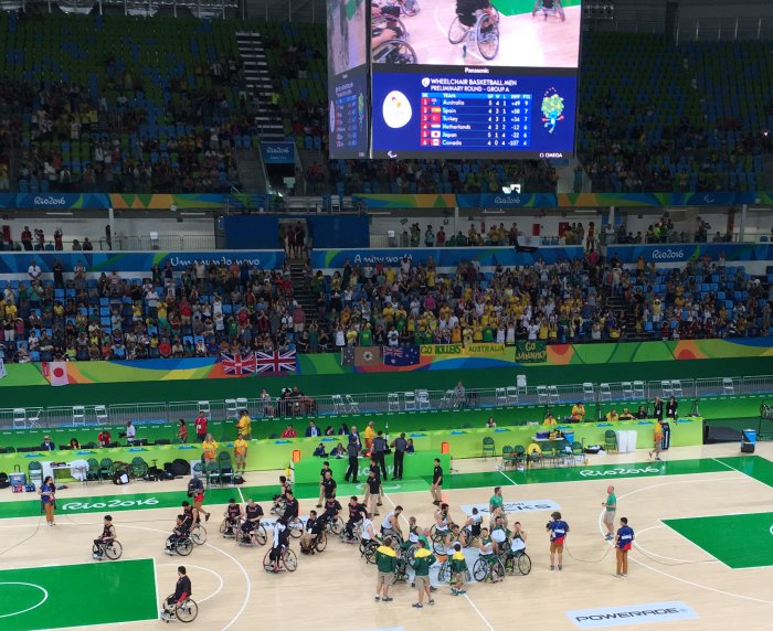 里約殘奧輪椅籃球觀戰記(5)對戰澳大利亞