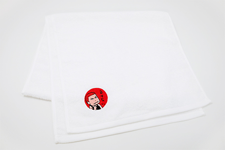 イノウエバッジ店「花道刺繍タオル」ネット販売開始